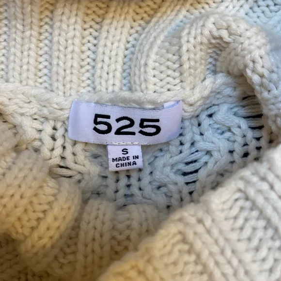 525 America Knit Turtleneck Sweater Dress - Picture 6 of 6